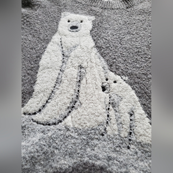 Thyme Maternity Polar Bear Sweater - Picture 3 of 4
